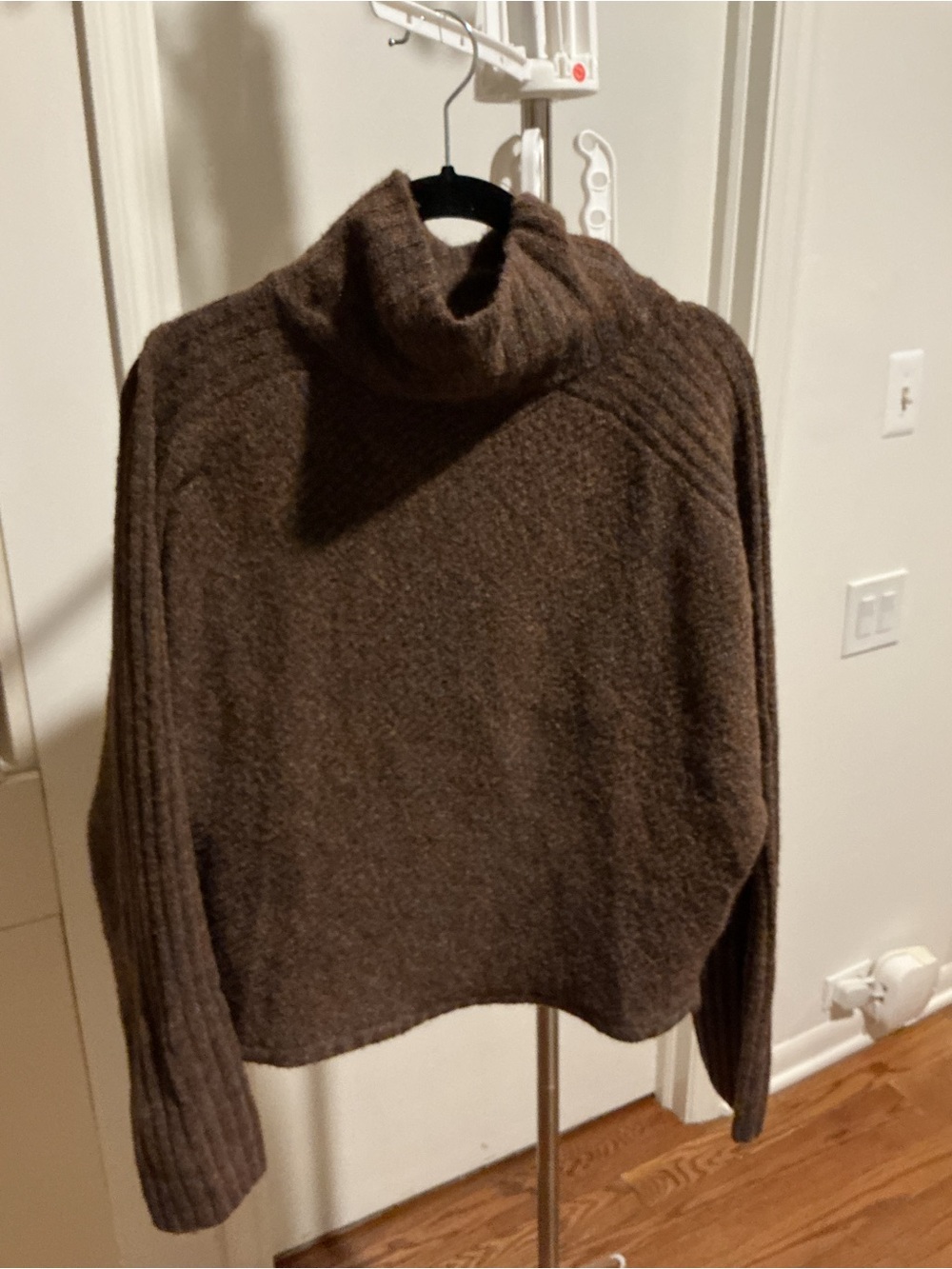 Max Studio Brown Cozy Turtleneck Sweater